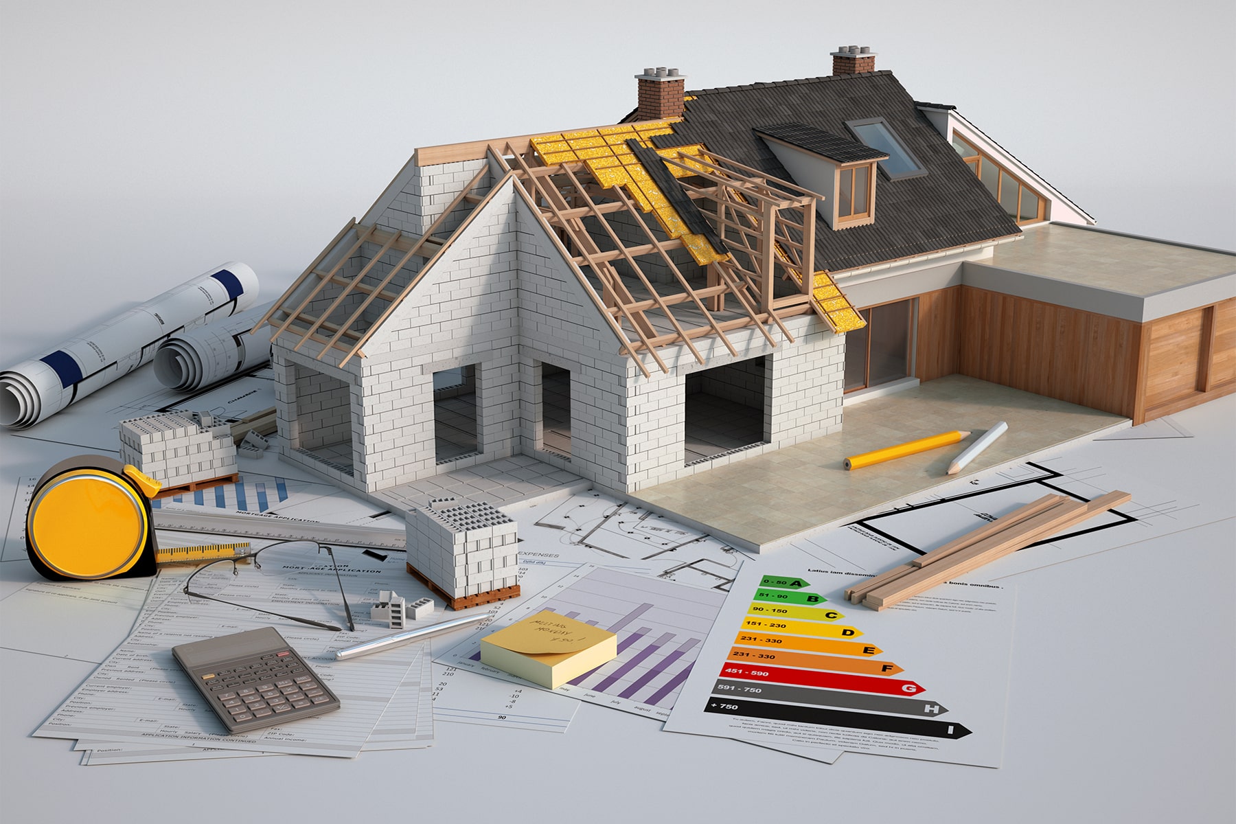 Hausbau, Baukostenanalyse, Planung