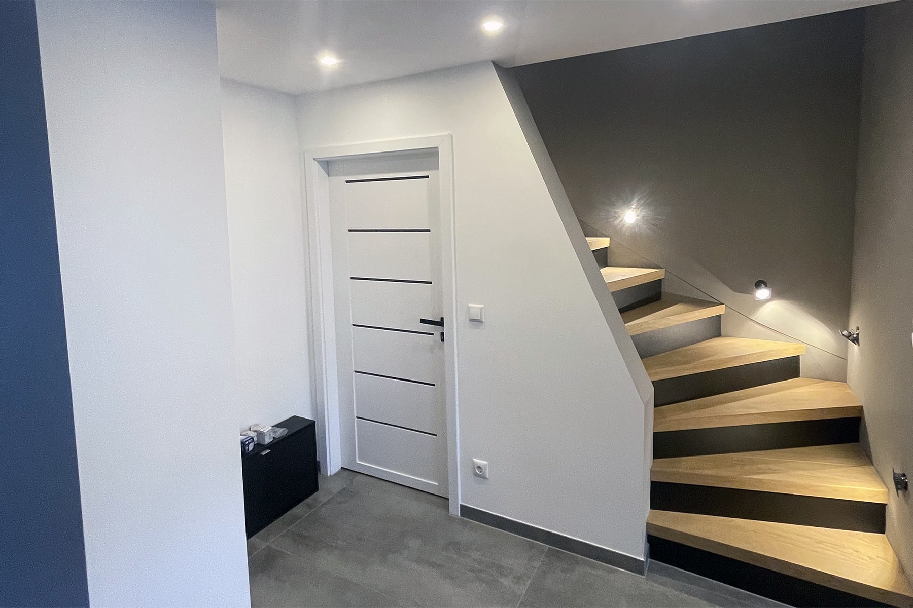 Treppe nach der Renovierung